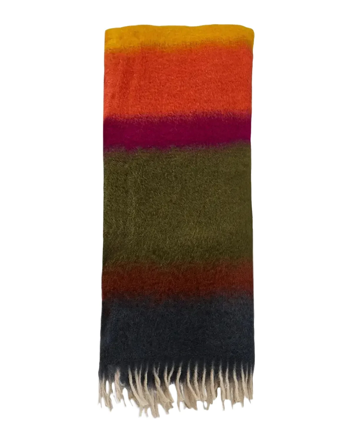 Mantas Ezcaray Matisse Mohair-Blend Throw, 51" x 79"