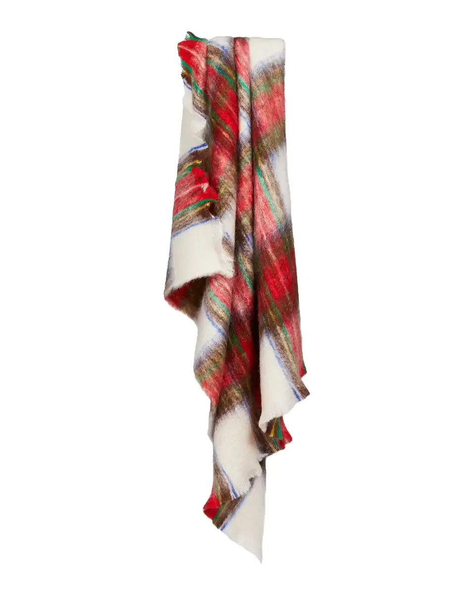 Mantas Ezcaray Cuadros Mohair-Blend Throw, 51" x 79" | Thumbnail 2 Mantas Ezcaray Cuadros Mohair-Blend Throw, 51" x 79" | Thumbnail 2