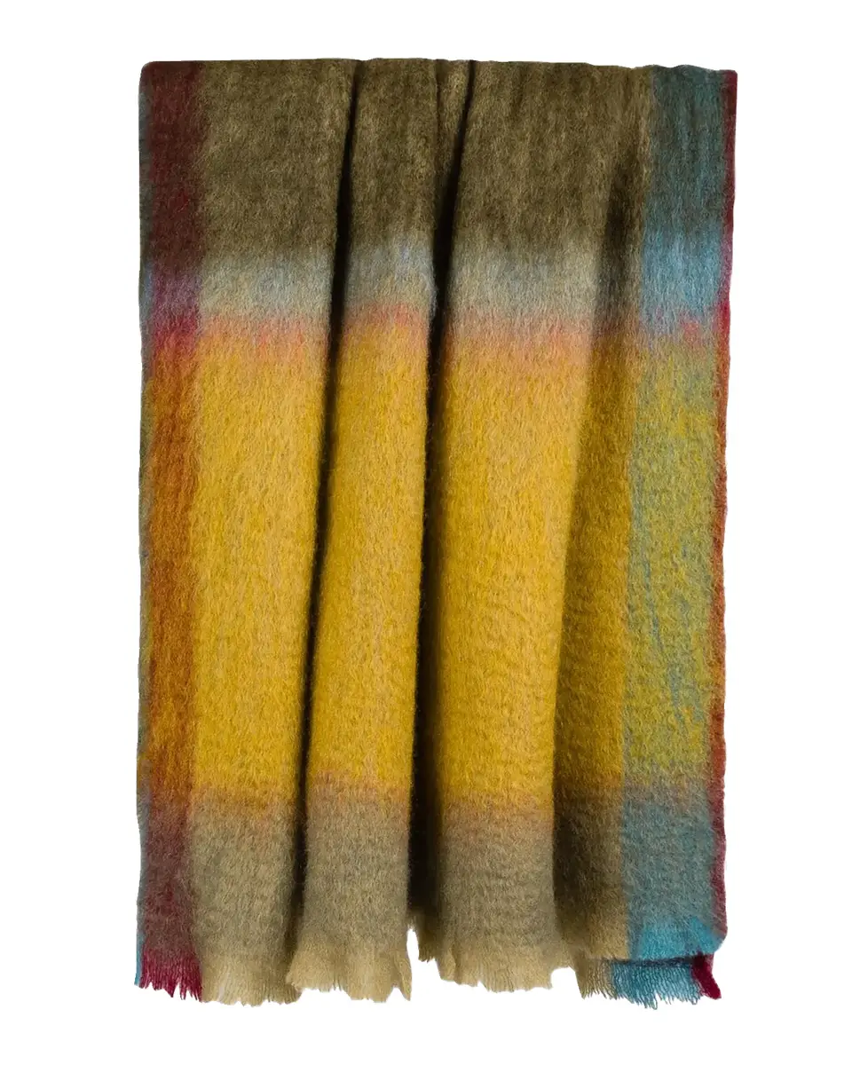 Mantas Ezcaray Rozco Mohair-Blend Throw, 51" x 79" | Thumbnail 2 Mantas Ezcaray Rozco Mohair-Blend Throw, 51" x 79" | Thumbnail 2