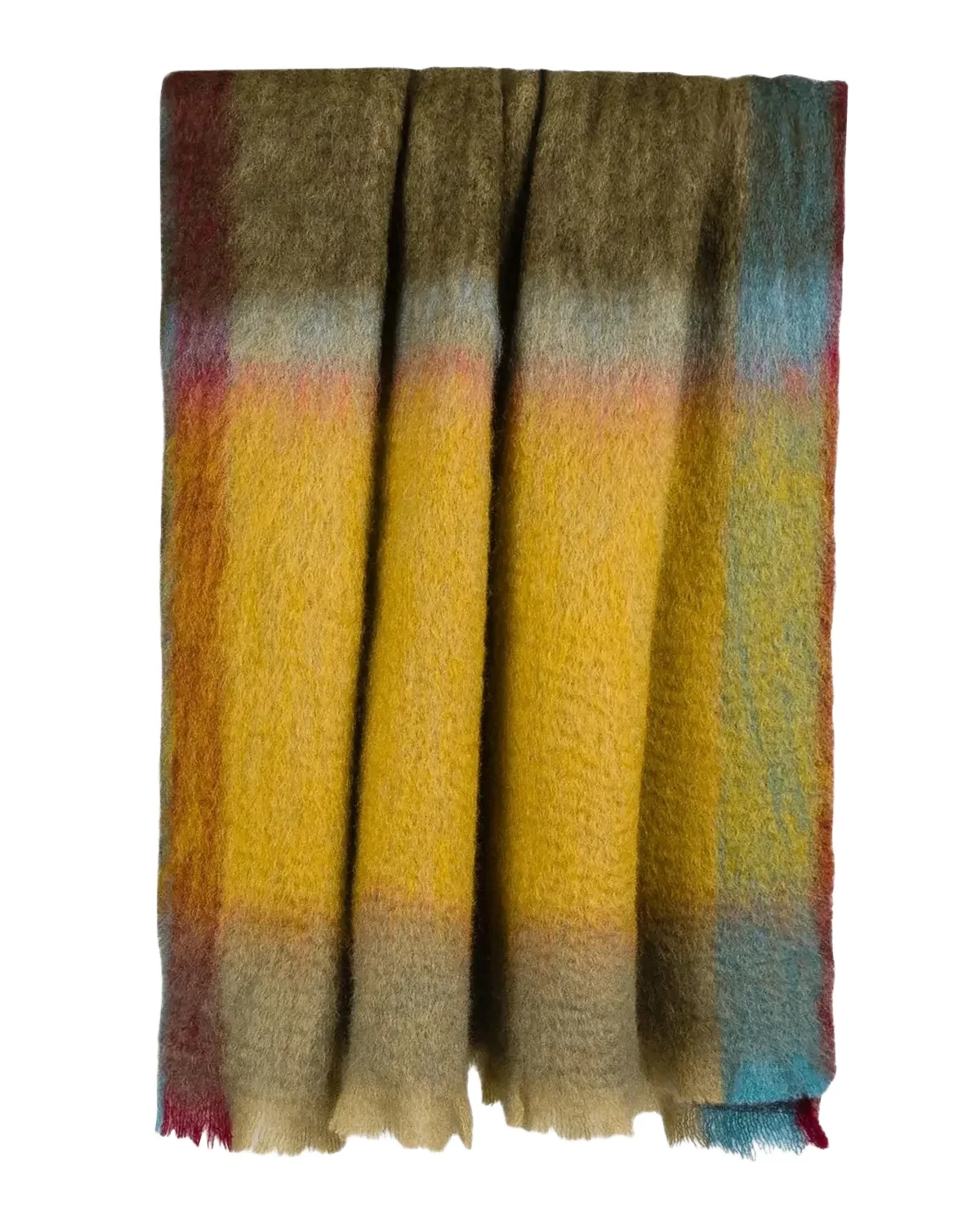 Mantas Ezcaray Rozco Mohair-Blend Throw, 51" x 79"