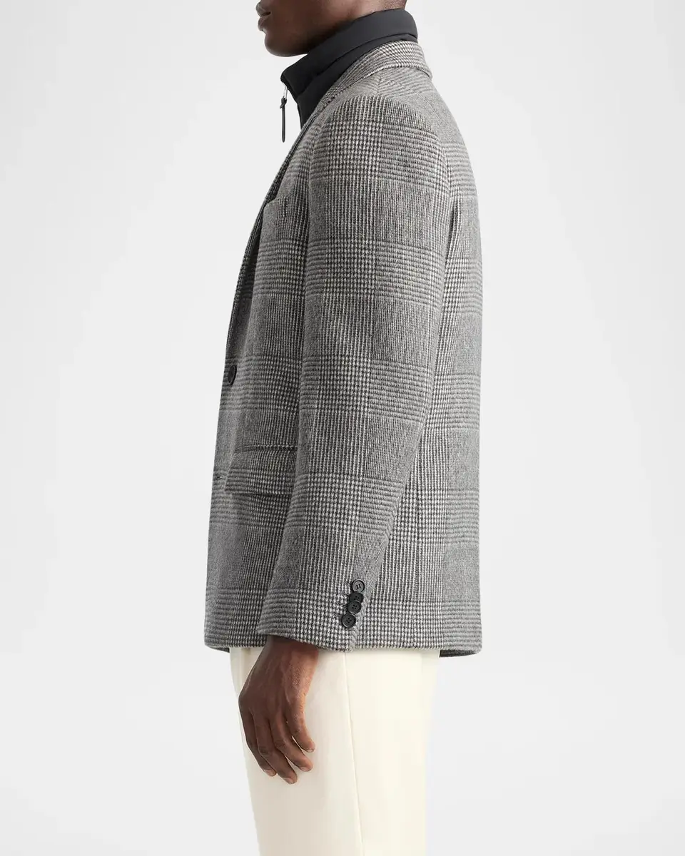 Mackage Men's Sutton Plaid Wool Jacket | Thumbnail 5