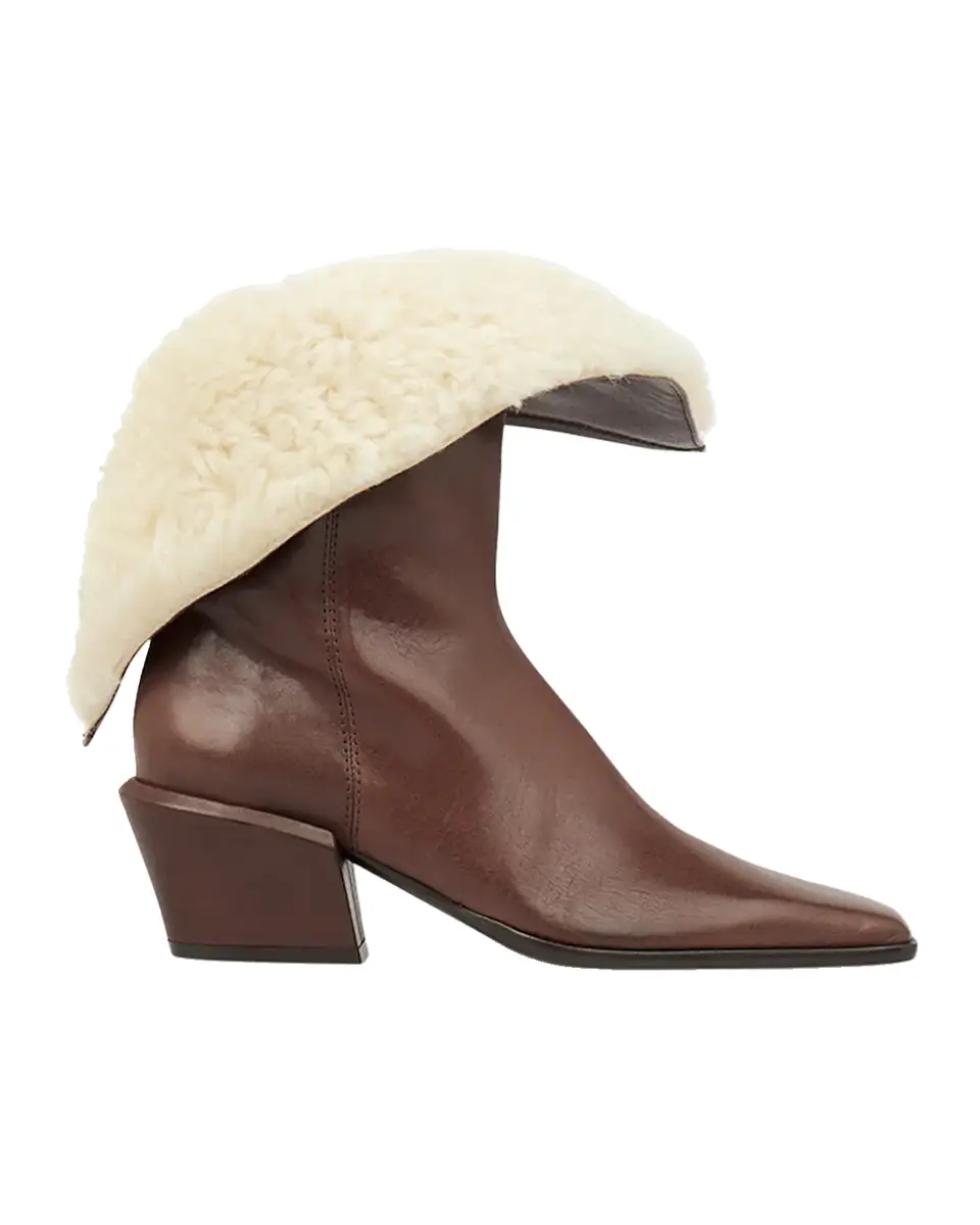 Paris Texas Bettina 50MM Shearling-Lined Leather Boots | Thumbnail 2 Paris Texas Bettina 50MM Shearling-Lined Leather Boots | Thumbnail 2
