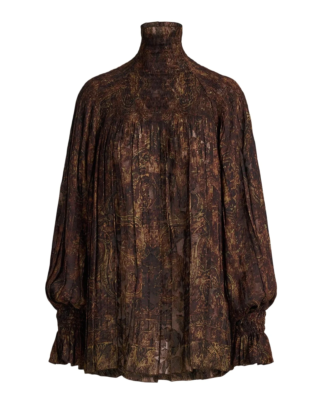 Maddison Paisley Fil Coupé Top