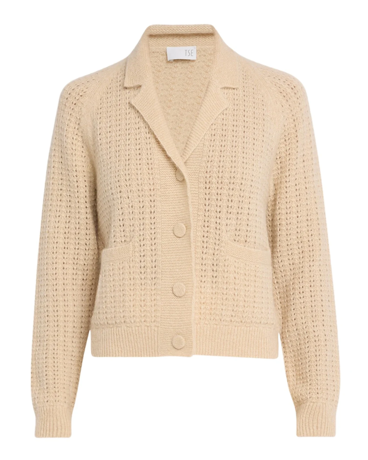 Cashmere Pointelle-Knit Cardigan Cashmere Pointelle-Knit Cardigan