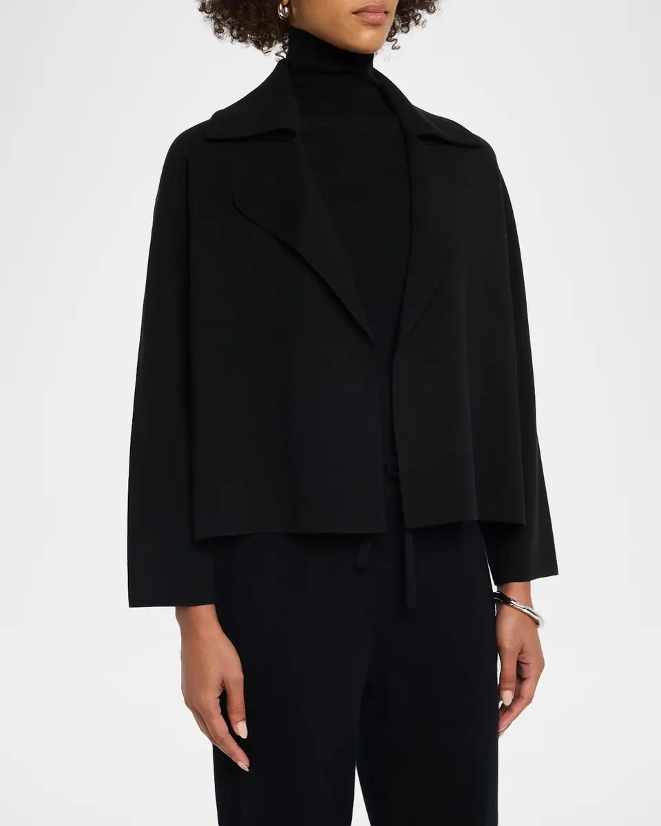 TSE Cashmere Milano Wool Boxy Open-Front Jacket | Thumbnail 4 TSE Cashmere Milano Wool Boxy Open-Front Jacket | Thumbnail 4
