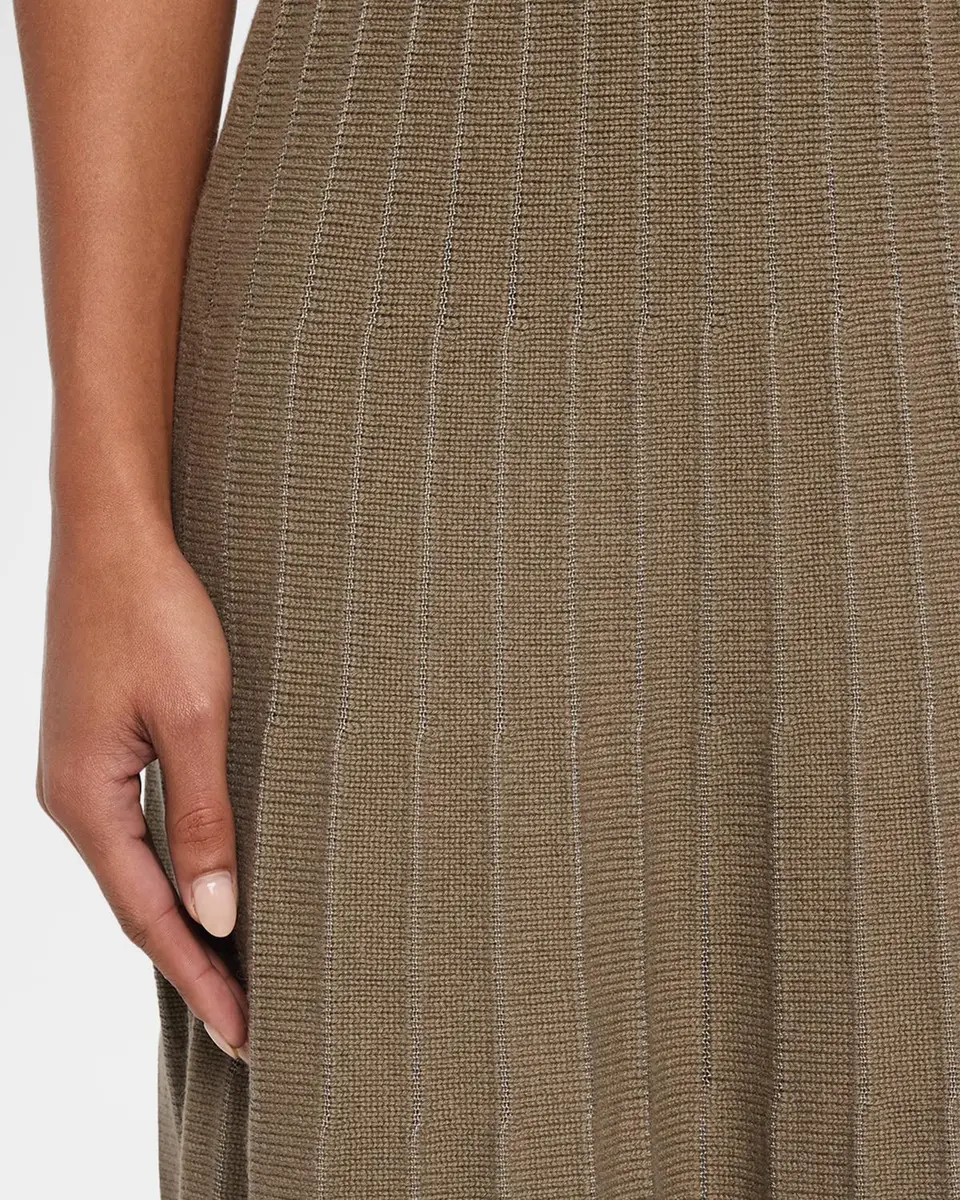 TSE Cashmere Sheer Pinstripe A-Line Midi Skirt | Thumbnail 5 TSE Cashmere Sheer Pinstripe A-Line Midi Skirt | Thumbnail 5