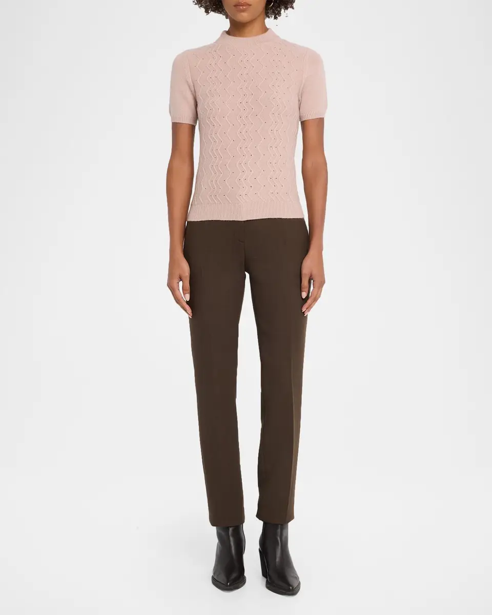 TSE Cashmere Cashmere Textured Mock Turtleneck Sweater | Thumbnail 2 TSE Cashmere Cashmere Textured Mock Turtleneck Sweater | Thumbnail 2