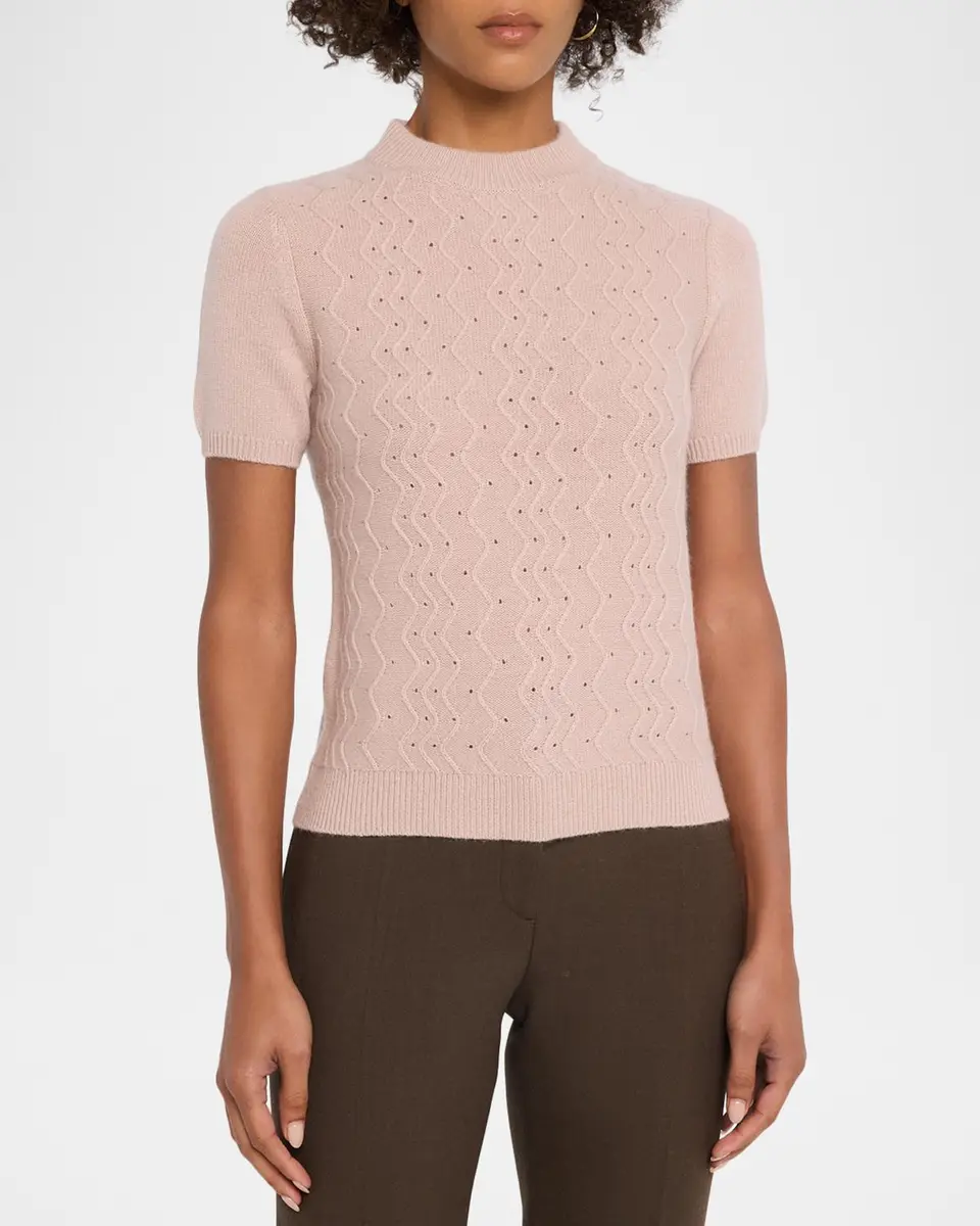 TSE Cashmere Cashmere Textured Mock Turtleneck Sweater | Thumbnail 4 TSE Cashmere Cashmere Textured Mock Turtleneck Sweater | Thumbnail 4
