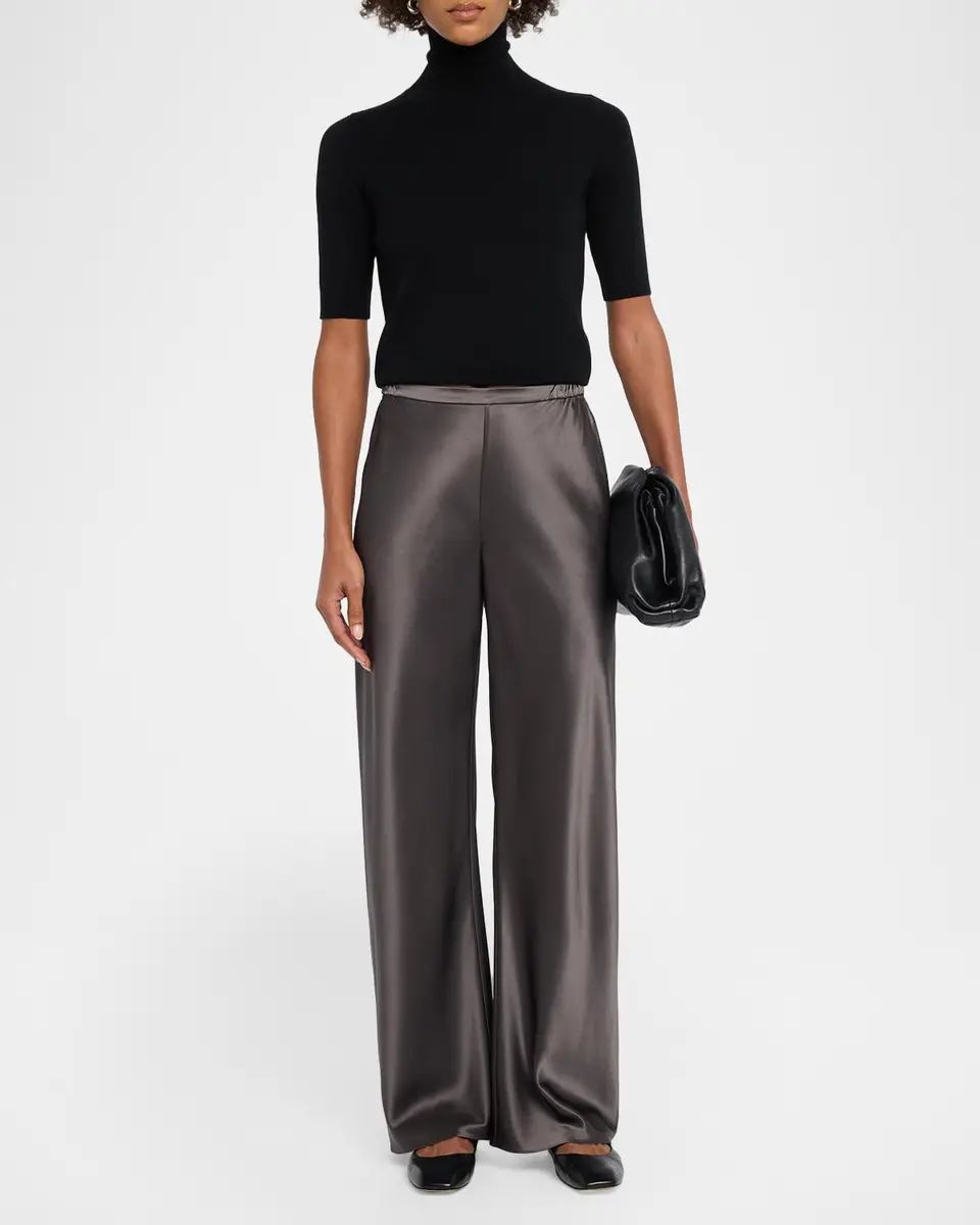 TSE Cashmere Silk Straight-Leg Pants | Thumbnail 2 TSE Cashmere Silk Straight-Leg Pants | Thumbnail 2