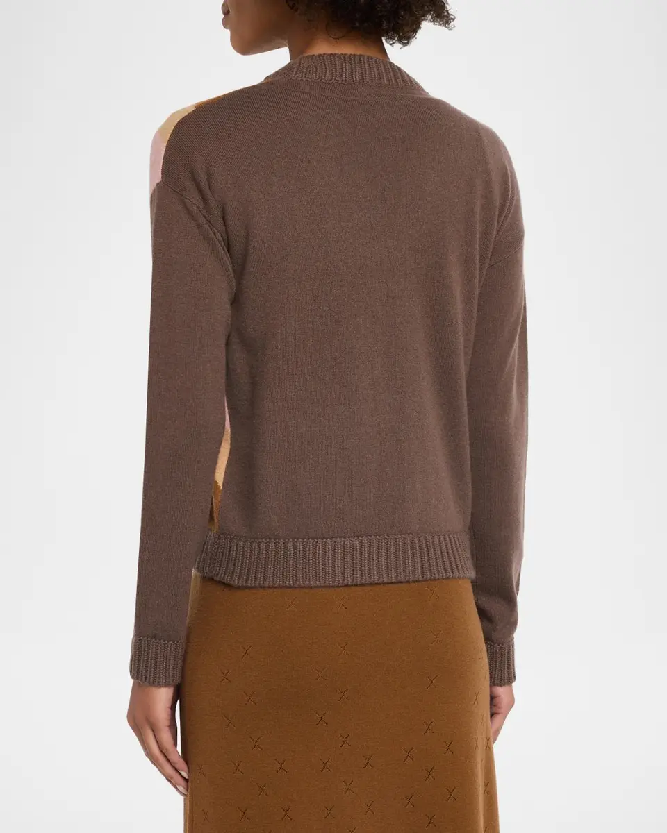 TSE Cashmere Cashmere Geometric Intarsia Cardigan | Thumbnail 3 TSE Cashmere Cashmere Geometric Intarsia Cardigan | Thumbnail 3