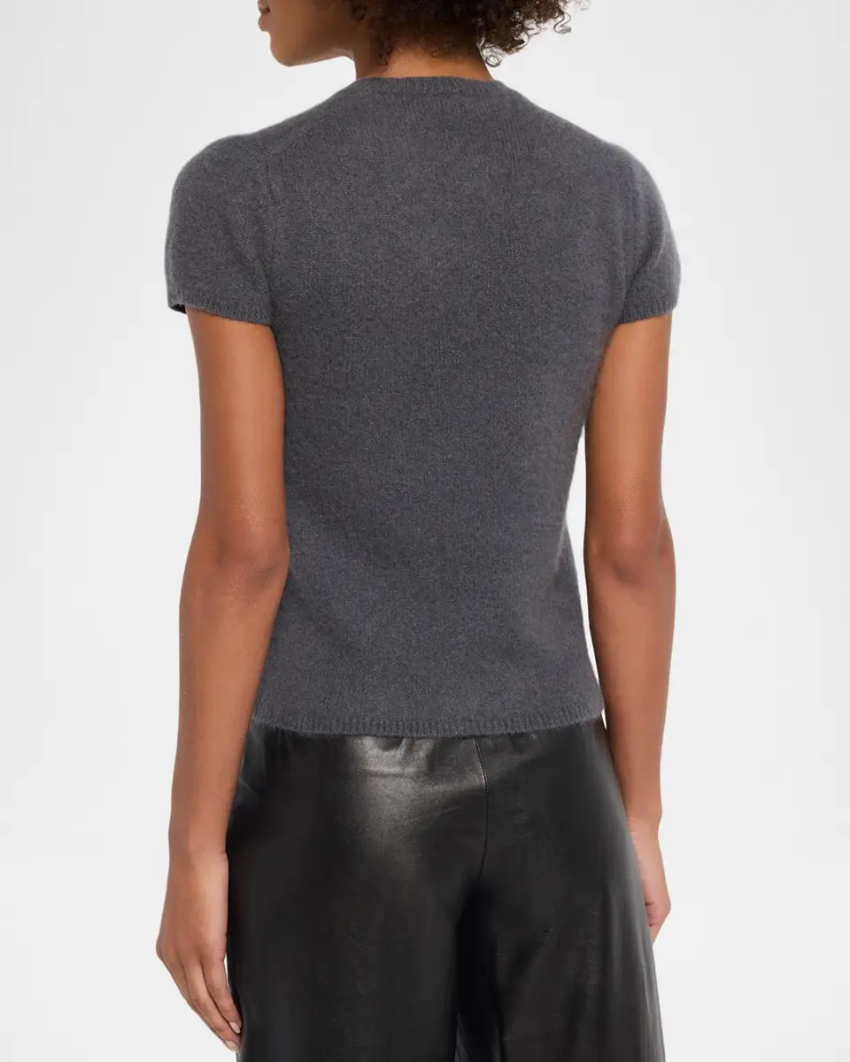 TSE Cashmere Boucle Cashmere Short-Sleeve Sweater | Thumbnail 3 TSE Cashmere Boucle Cashmere Short-Sleeve Sweater | Thumbnail 3