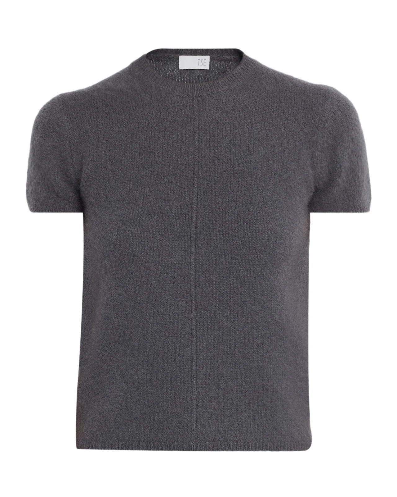 Boucle Cashmere Short-Sleeve Sweater Boucle Cashmere Short-Sleeve Sweater