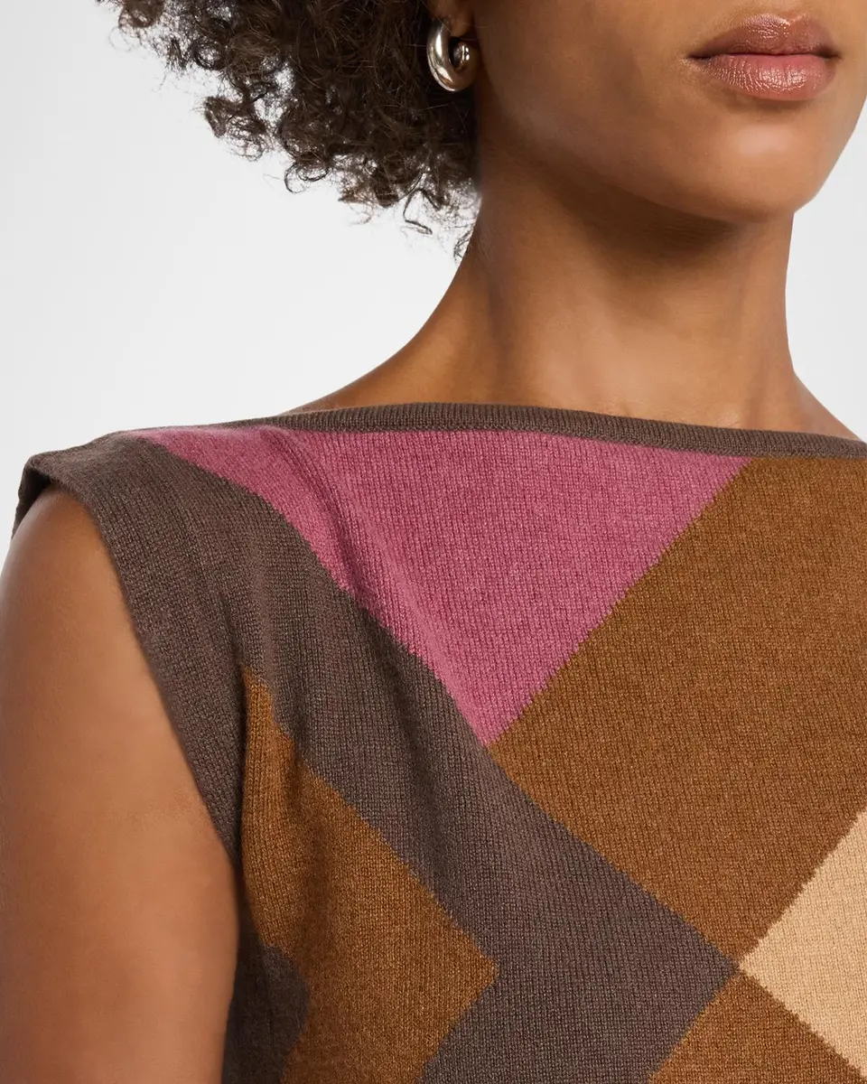 TSE Cashmere Cashmere Geometric Intarsia Sweater | Thumbnail 5 TSE Cashmere Cashmere Geometric Intarsia Sweater | Thumbnail 5