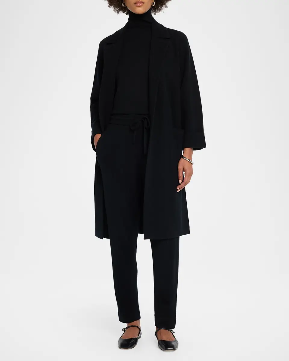 TSE Cashmere Cashmere Long Open-Front Coat | Thumbnail 2 TSE Cashmere Cashmere Long Open-Front Coat | Thumbnail 2