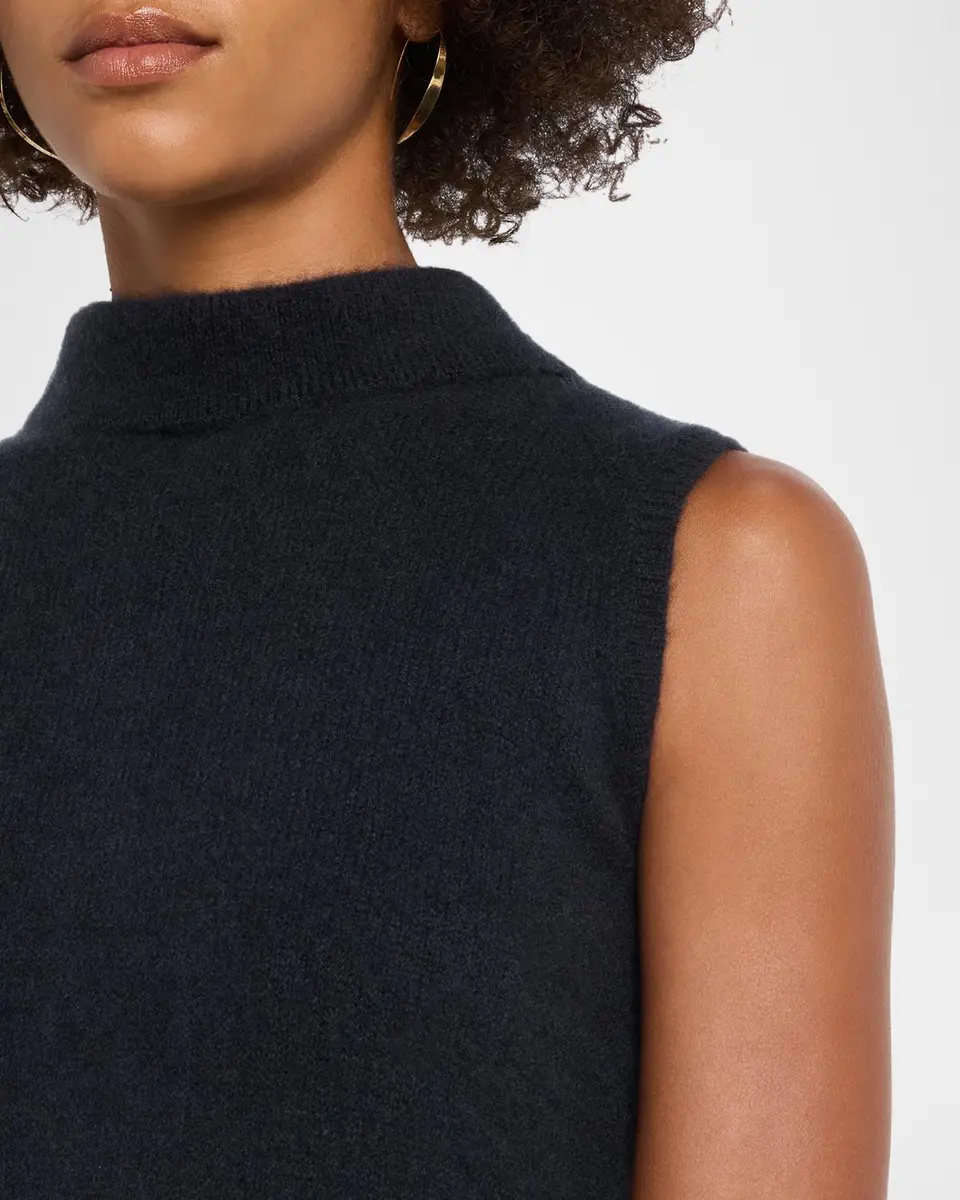 TSE Cashmere Cashmere Sleeveless Mock Turtleneck Sweater | Thumbnail 5