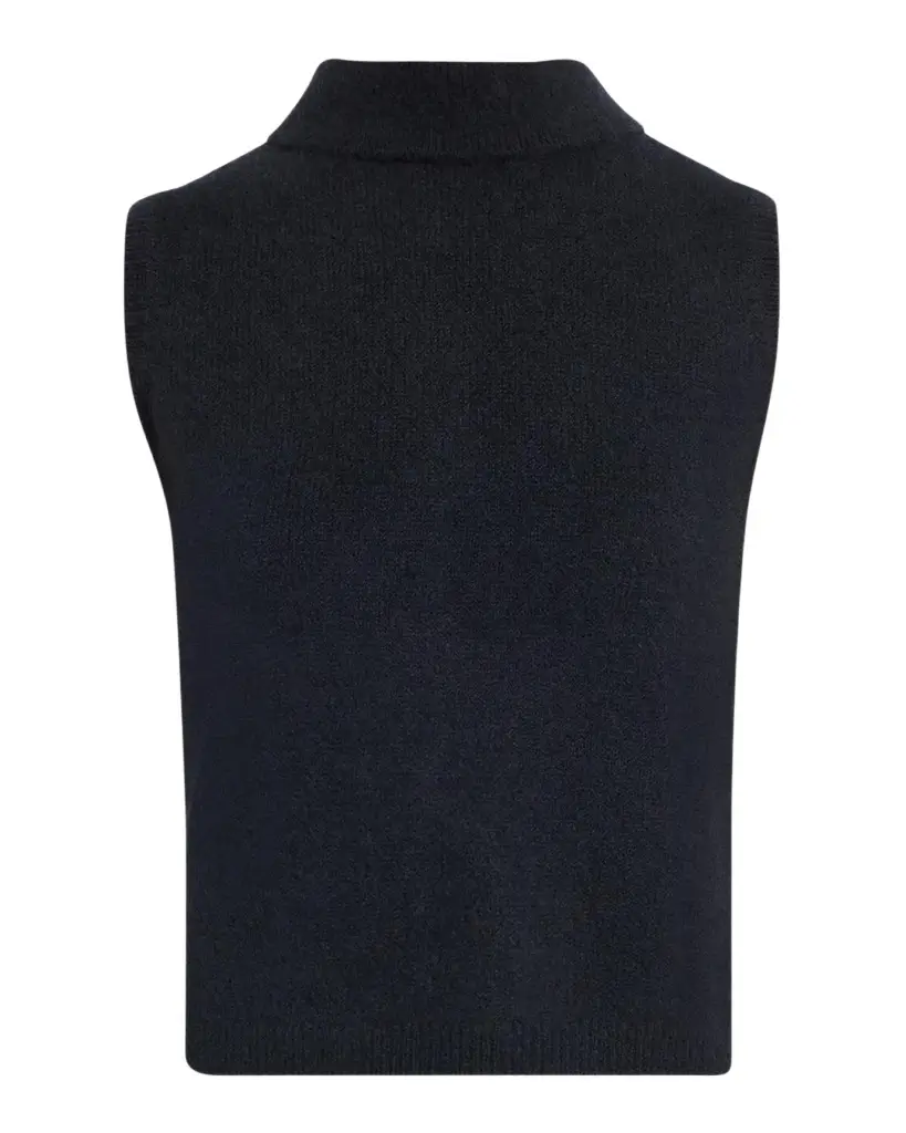 Cashmere Sleeveless Mock Turtleneck Sweater Cashmere Sleeveless Mock Turtleneck Sweater