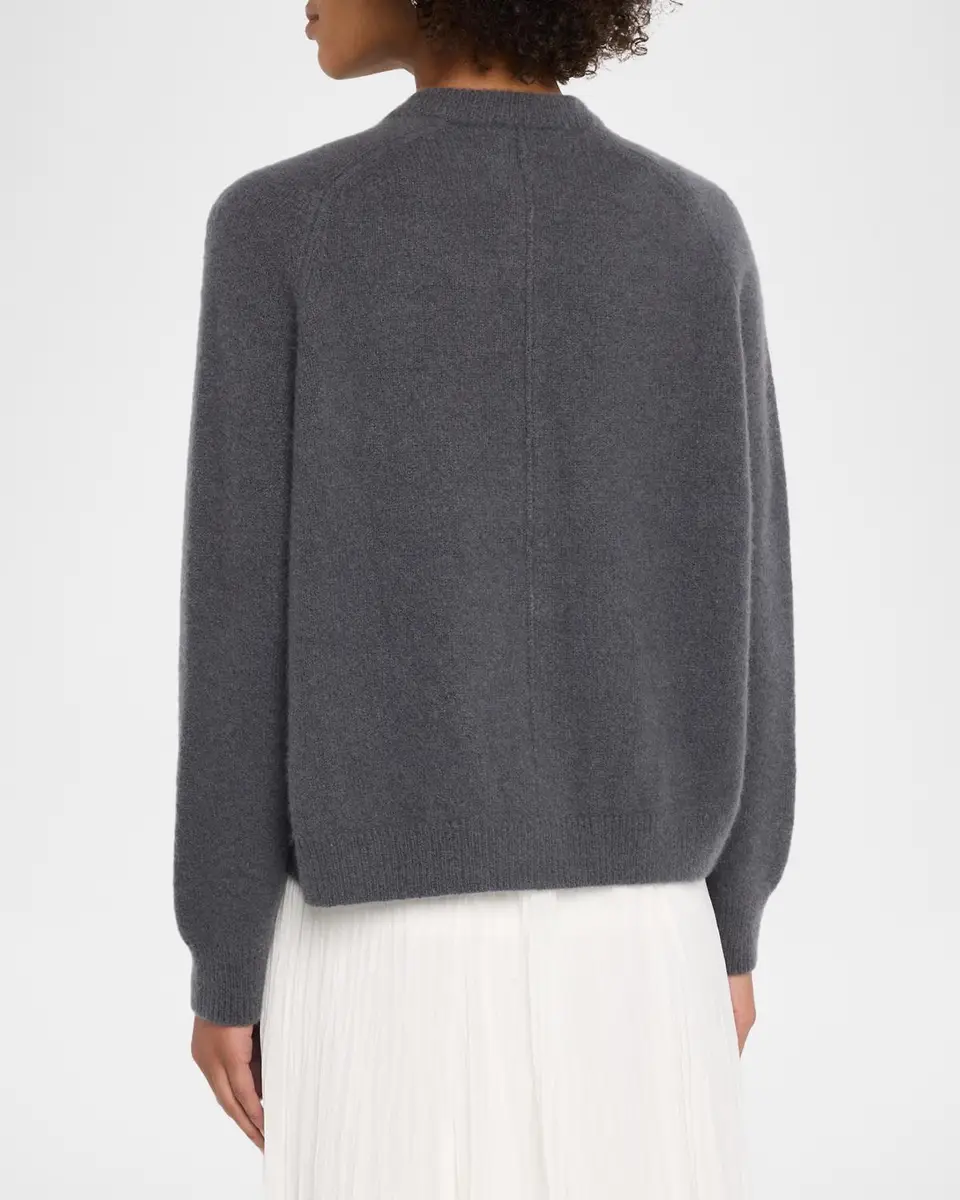 TSE Cashmere Cashmere Boucle Crewneck Cardigan | Thumbnail 3 TSE Cashmere Cashmere Boucle Crewneck Cardigan | Thumbnail 3