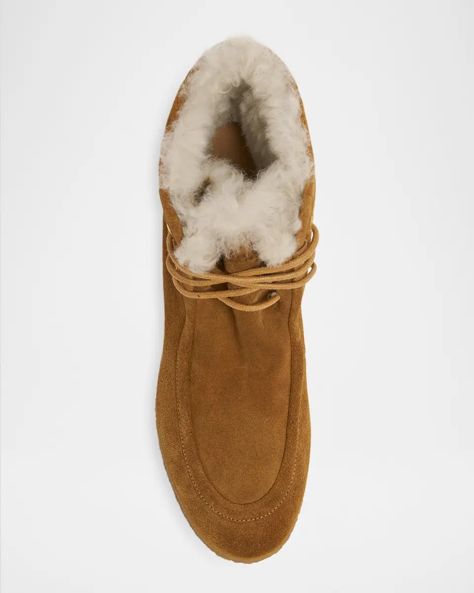 Isabel Marant Cylia Shearling-Trim Suede Ankle Boots | Thumbnail 6 Isabel Marant Cylia Shearling-Trim Suede Ankle Boots | Thumbnail 6