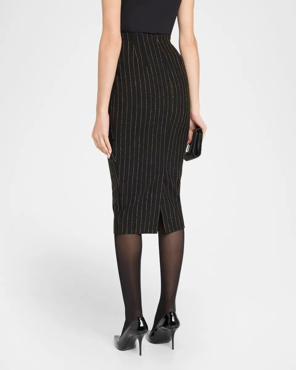 Sergio Hudson Tailored Wool Midi Pencil Skirt | Thumbnail 3 Sergio Hudson Tailored Wool Midi Pencil Skirt | Thumbnail 3