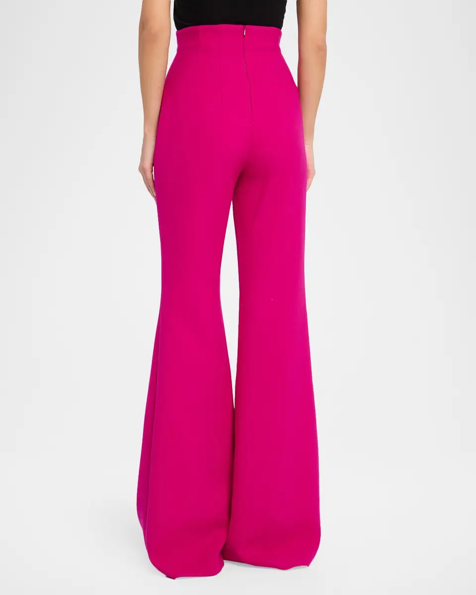 Sergio Hudson High-Waisted Flared-Leg Pants | Thumbnail 3 Sergio Hudson High-Waisted Flared-Leg Pants | Thumbnail 3