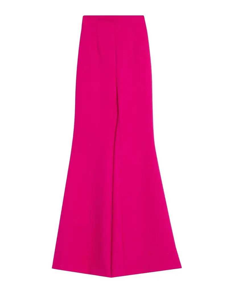Sergio Hudson High-Waisted Flared-Leg Pants
