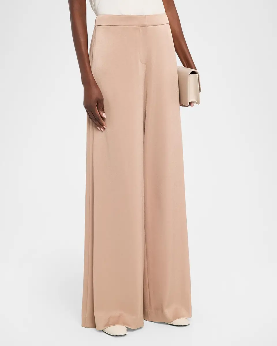 Kobi Halperin Phoenix Wide-Leg Crepe Back Satin Pants | Thumbnail 4 Kobi Halperin Phoenix Wide-Leg Crepe Back Satin Pants | Thumbnail 4