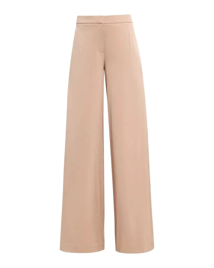 Kobi Halperin Phoenix Wide-Leg Crepe Back Satin Pants