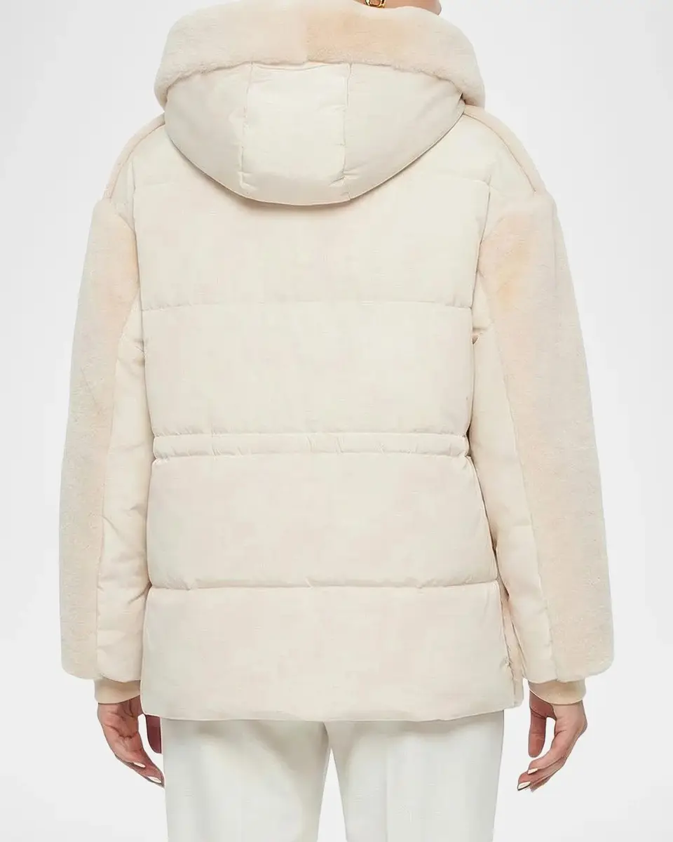 Gorski Select Lamb Shearling Quilted Parka | Thumbnail 3 Gorski Select Lamb Shearling Quilted Parka | Thumbnail 3