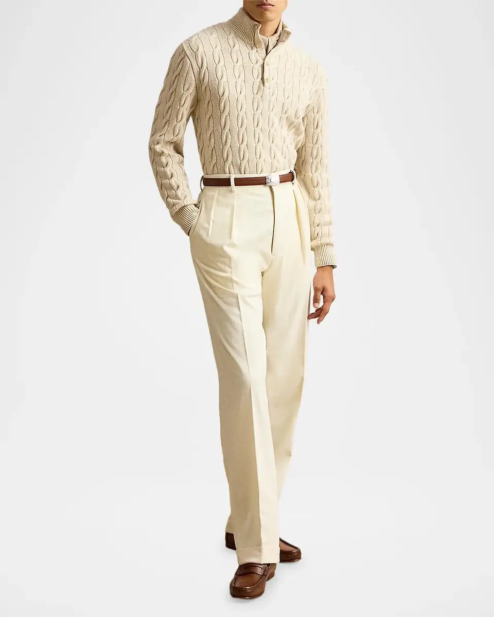 Ralph Lauren Purple Label Cable-Knit Cashmere Sweater | Thumbnail 2 Ralph Lauren Purple Label Cable-Knit Cashmere Sweater | Thumbnail 2