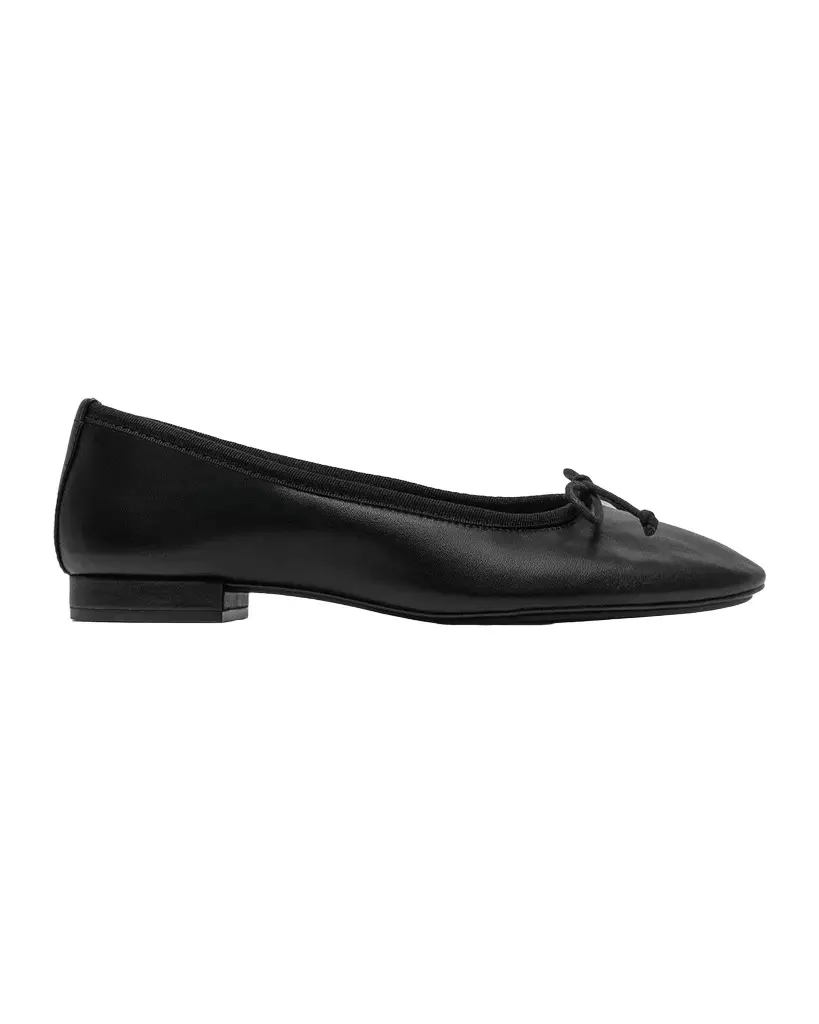 Barbara Crinkle Metallic Leather Ballerina Flats Barbara Crinkle Metallic Leather Ballerina Flats