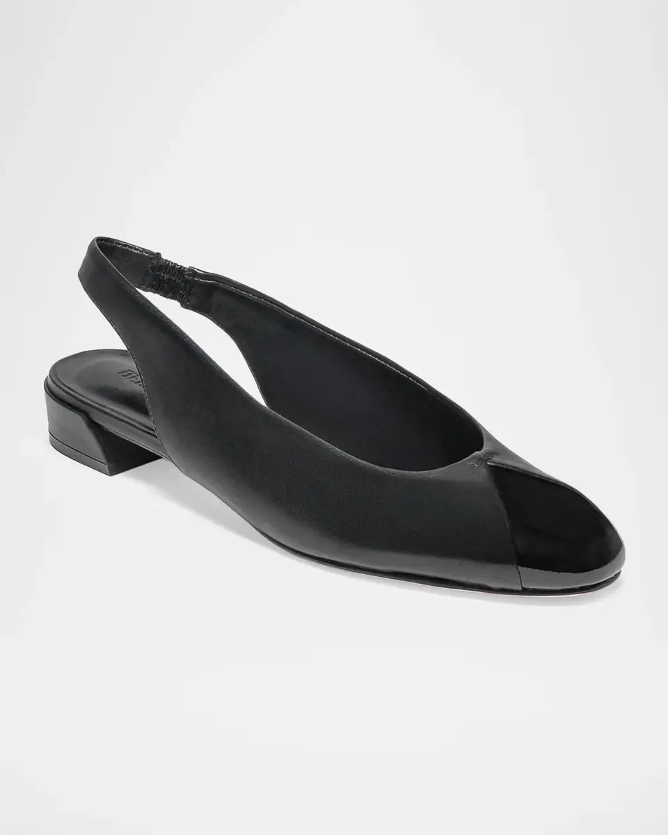 Bernardo Nia Mixed Leather Slingback Flats | Thumbnail 2 Bernardo Nia Mixed Leather Slingback Flats | Thumbnail 2