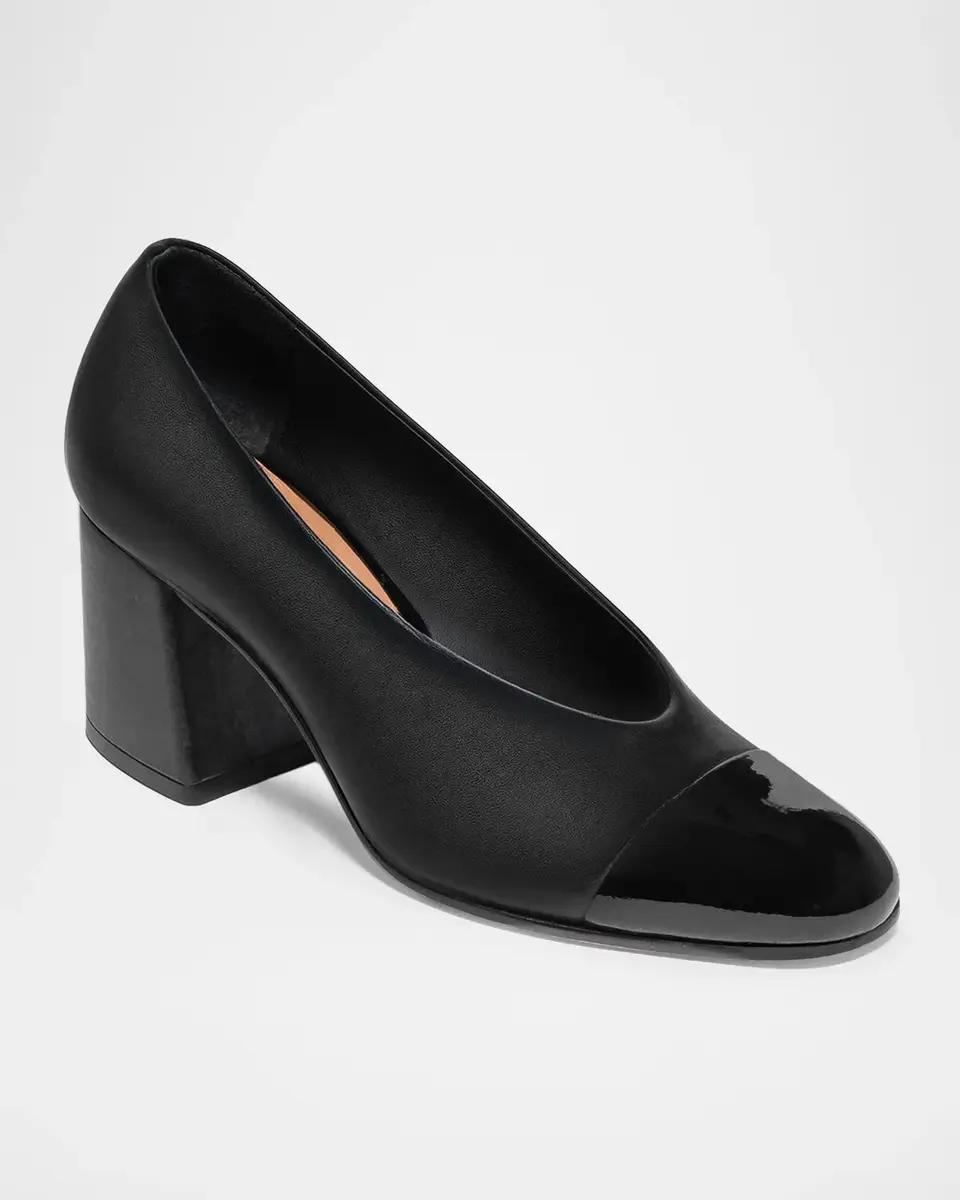 Bernardo 65mm Murphy Leather Pumps | Thumbnail 2