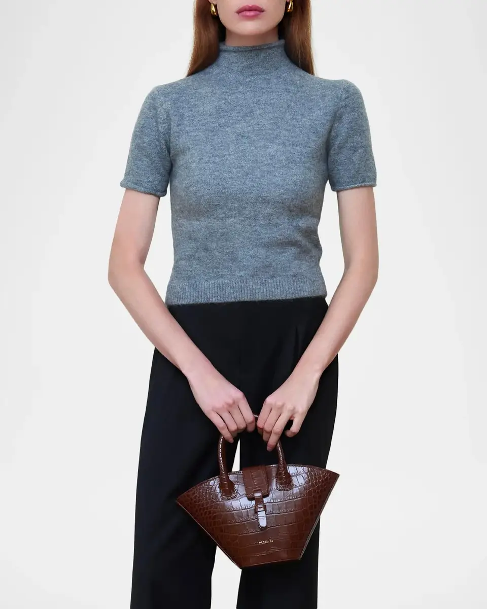 PARIS/64 Mini Lumire Embossed Leather Top-Handle Bag | Thumbnail 2 PARIS/64 Mini Lumire Embossed Leather Top-Handle Bag | Thumbnail 2