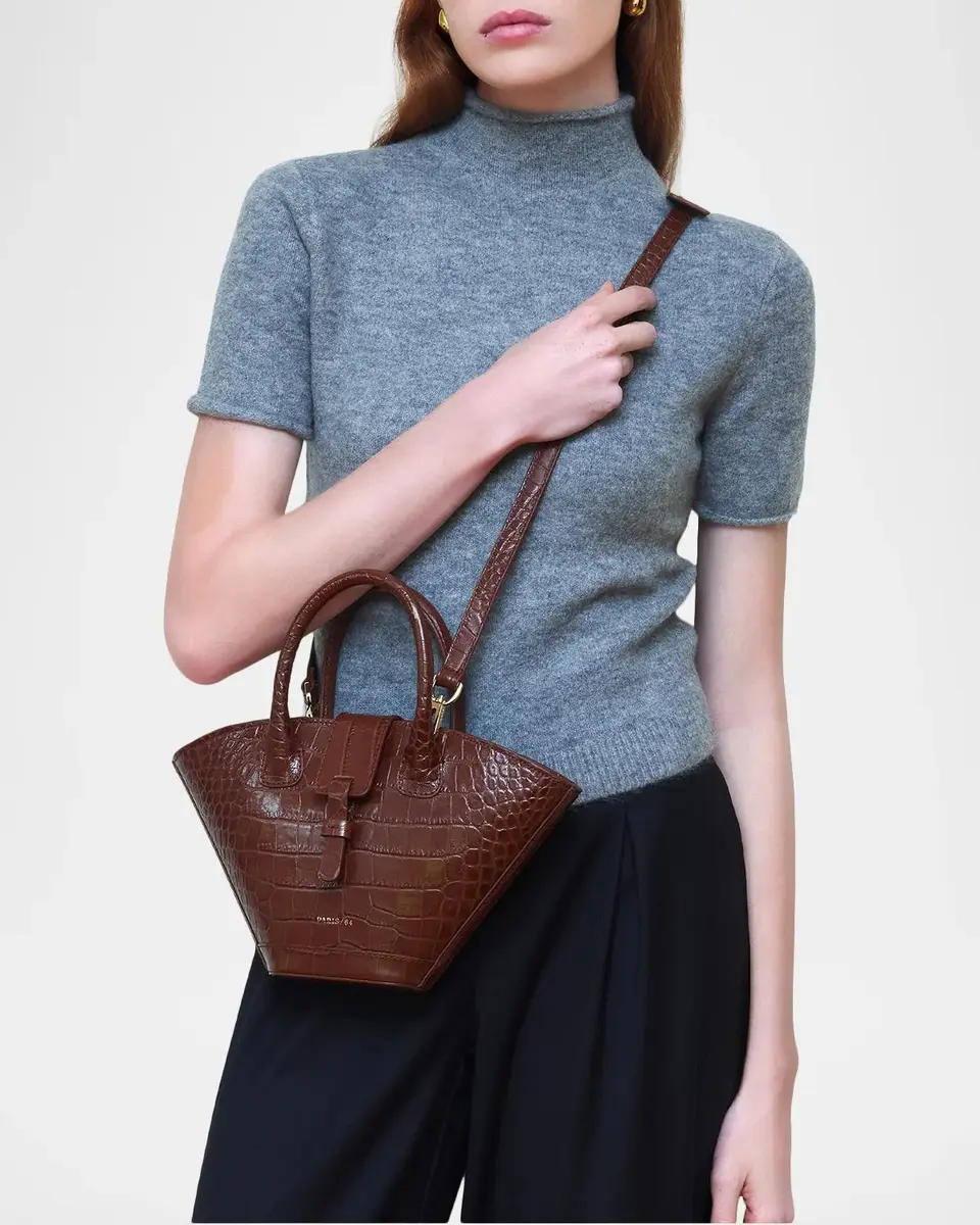 PARIS/64 Mini Lumire Embossed Leather Top-Handle Bag | Thumbnail 5 PARIS/64 Mini Lumire Embossed Leather Top-Handle Bag | Thumbnail 5