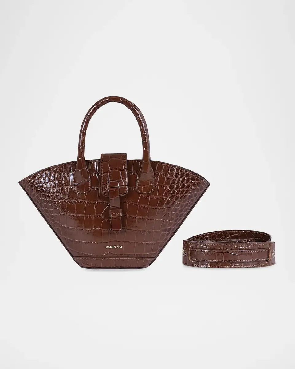 PARIS/64 Mini Lumire Embossed Leather Top-Handle Bag | Thumbnail 6 PARIS/64 Mini Lumire Embossed Leather Top-Handle Bag | Thumbnail 6