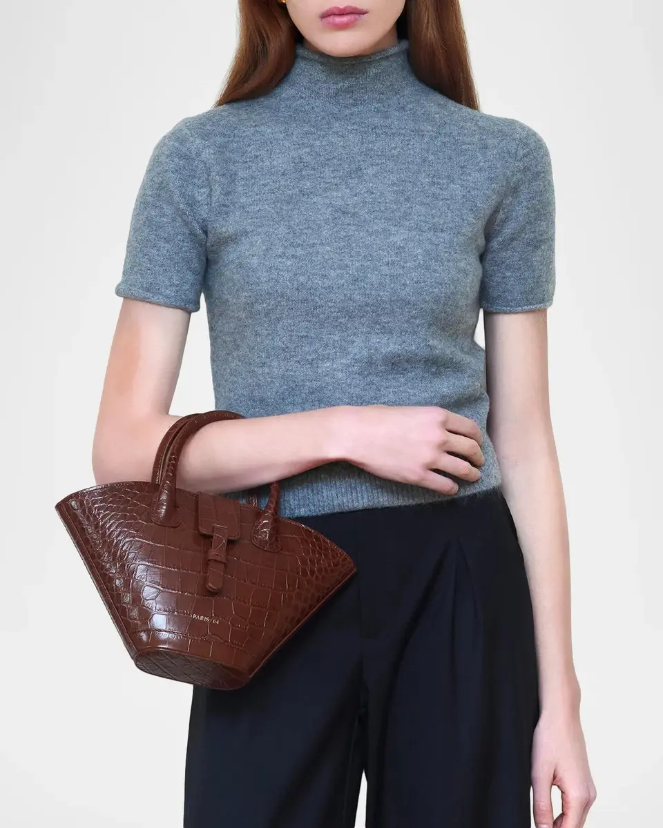 PARIS/64 Mini Lumire Embossed Leather Top-Handle Bag | Thumbnail 7 PARIS/64 Mini Lumire Embossed Leather Top-Handle Bag | Thumbnail 7