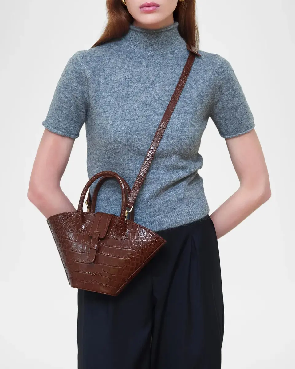 PARIS/64 Mini Lumire Embossed Leather Top-Handle Bag | Thumbnail 8 PARIS/64 Mini Lumire Embossed Leather Top-Handle Bag | Thumbnail 8
