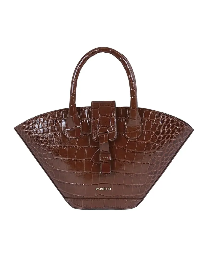 Mini Lumire Embossed Leather Top-Handle Bag Mini Lumire Embossed Leather Top-Handle Bag