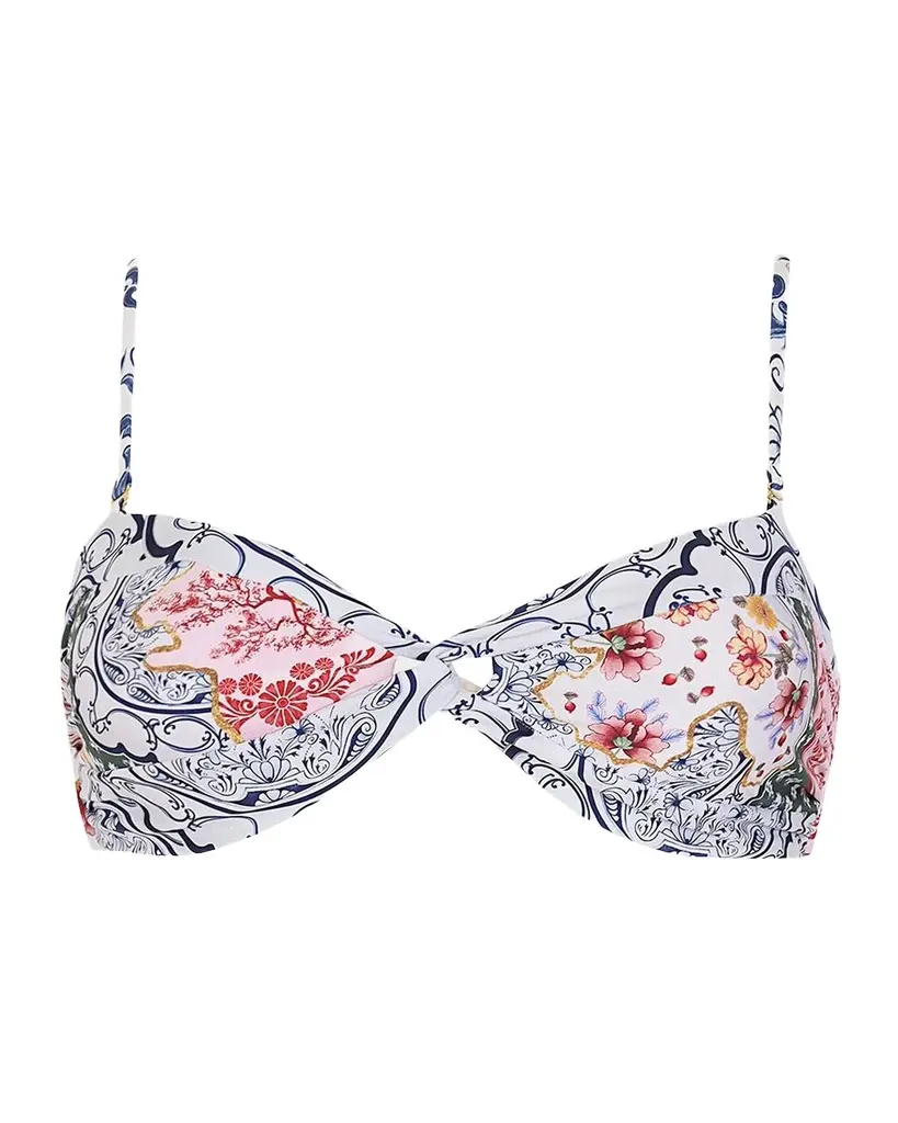 Stacy Celinna Twist-Front Bikini Top