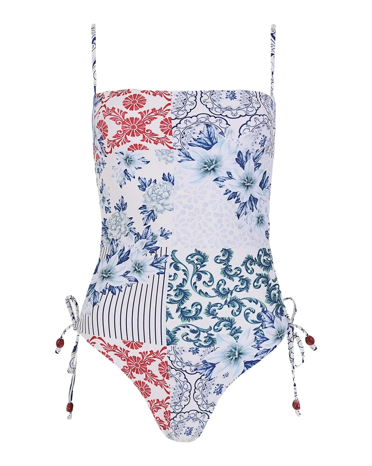 Agua Bendita Mariel Tie-Side One-Piece Swimsuit