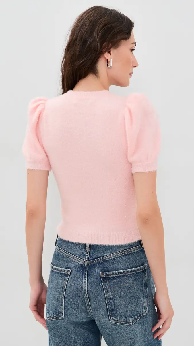 Alice + Olivia Ciara Puff Sleeve Sweater | Thumbnail 3 Alice + Olivia Ciara Puff Sleeve Sweater | Thumbnail 3