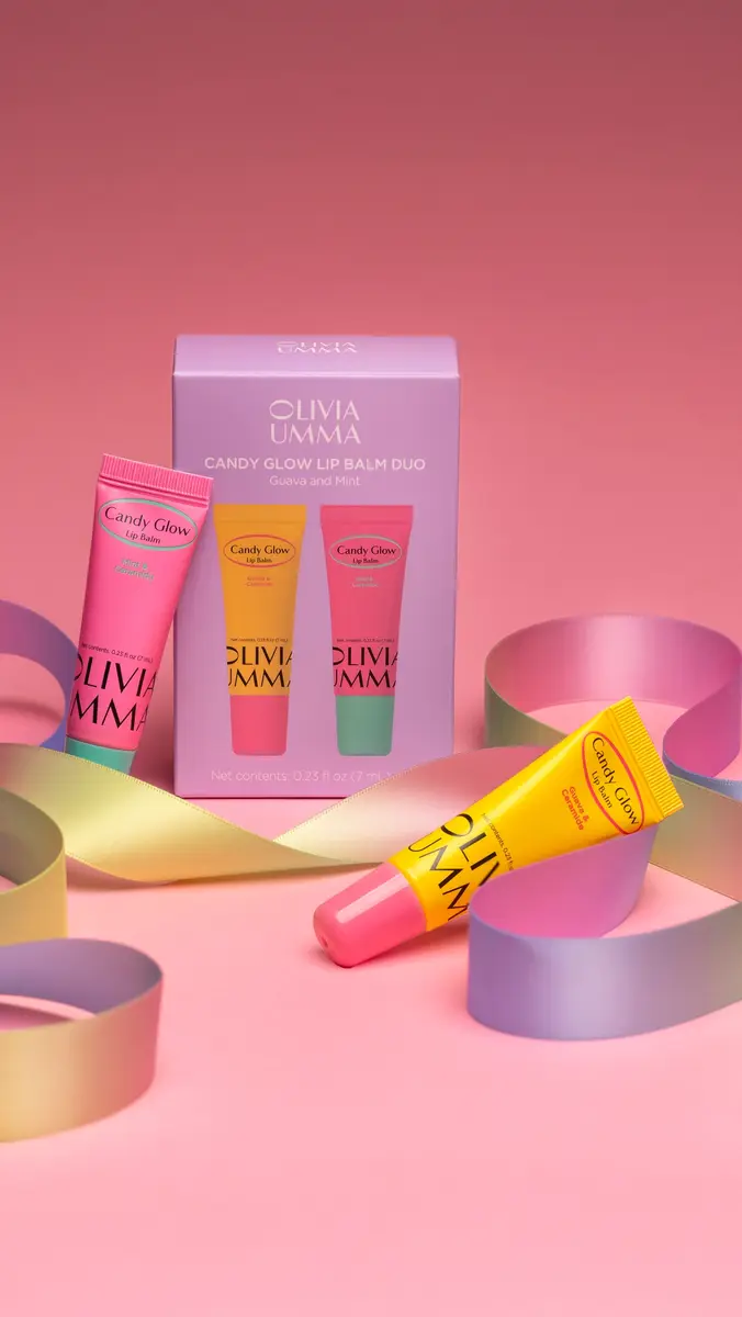OLIVIAUMMA Duo Candy Glow Lip Balm Mini Size No Color | Thumbnail 3 OLIVIAUMMA Duo Candy Glow Lip Balm Mini Size No Color | Thumbnail 3