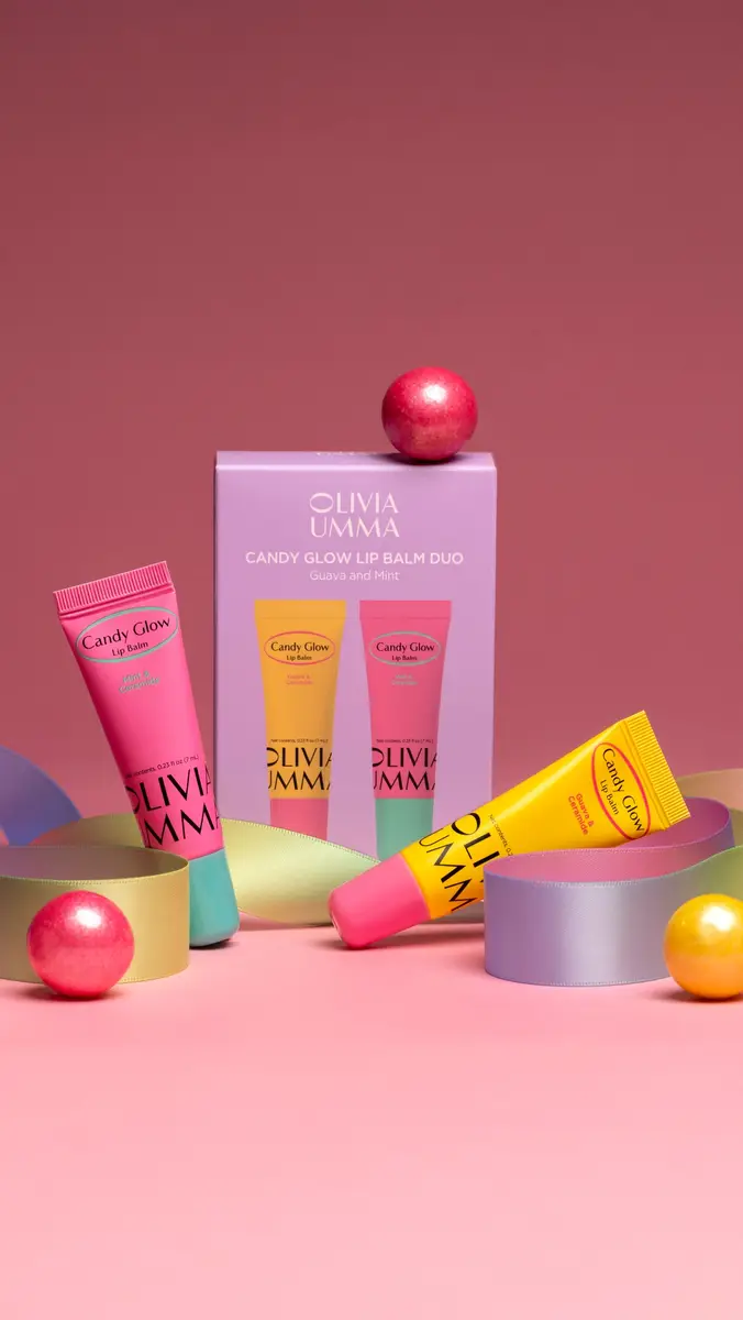 OLIVIAUMMA Duo Candy Glow Lip Balm Mini Size No Color | Thumbnail 4 OLIVIAUMMA Duo Candy Glow Lip Balm Mini Size No Color | Thumbnail 4