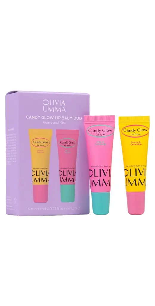 OLIVIAUMMA Duo Candy Glow Lip Balm Mini Size No Color