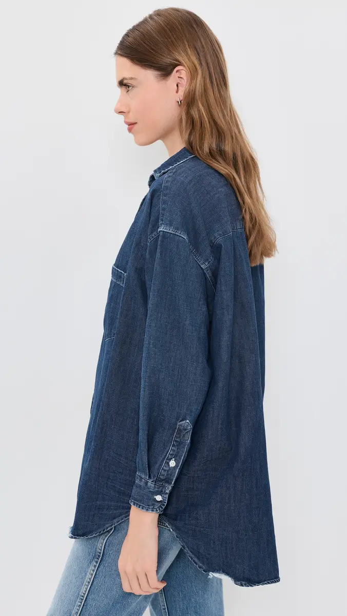 FRANK & EILEEN Oversized Denim Button Up Shirt | Thumbnail 4 FRANK & EILEEN Oversized Denim Button Up Shirt | Thumbnail 4