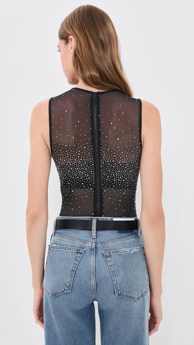 Alice + Olivia Bandeau Embellished Thong Bodysuit | Thumbnail 3 Alice + Olivia Bandeau Embellished Thong Bodysuit | Thumbnail 3