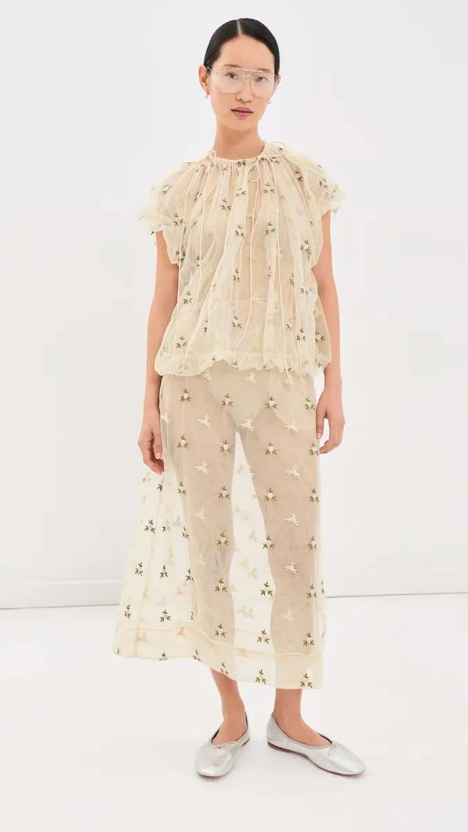 Simone Rocha Gathered Cord Top | Thumbnail 5 Simone Rocha Gathered Cord Top | Thumbnail 5