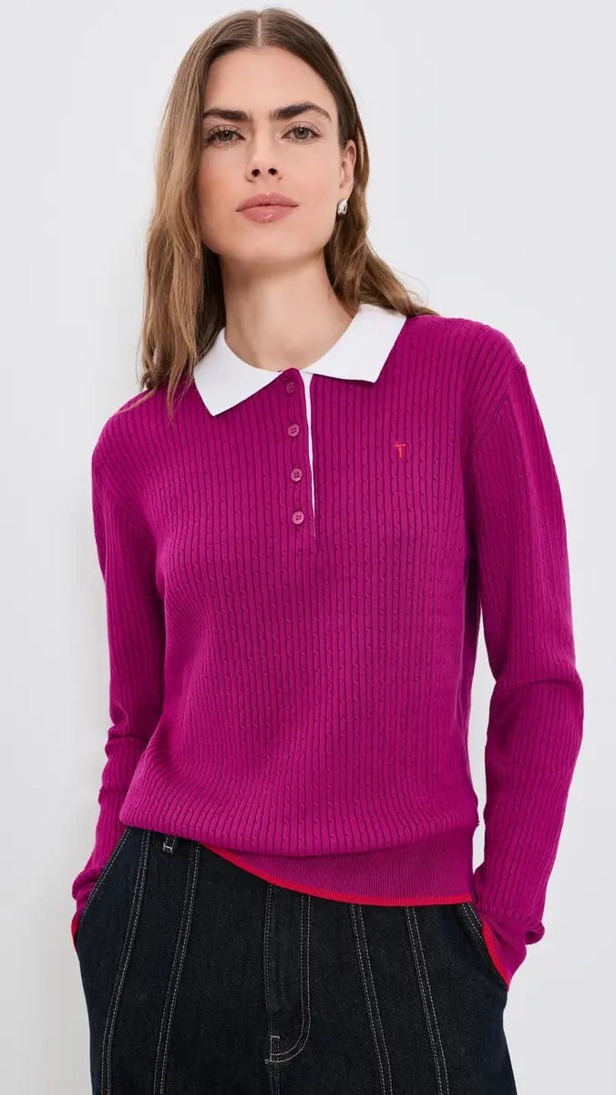 Terez Knit Polo Top | Thumbnail 2 Terez Knit Polo Top | Thumbnail 2