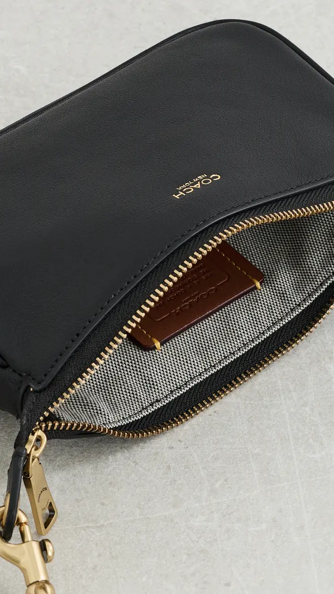 Coach Black Plaza 18 Pouchette | Thumbnail 6 Coach Black Plaza 18 Pouchette | Thumbnail 6