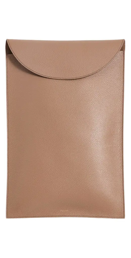 Cuyana Convertible Leather Laptop Sleeve